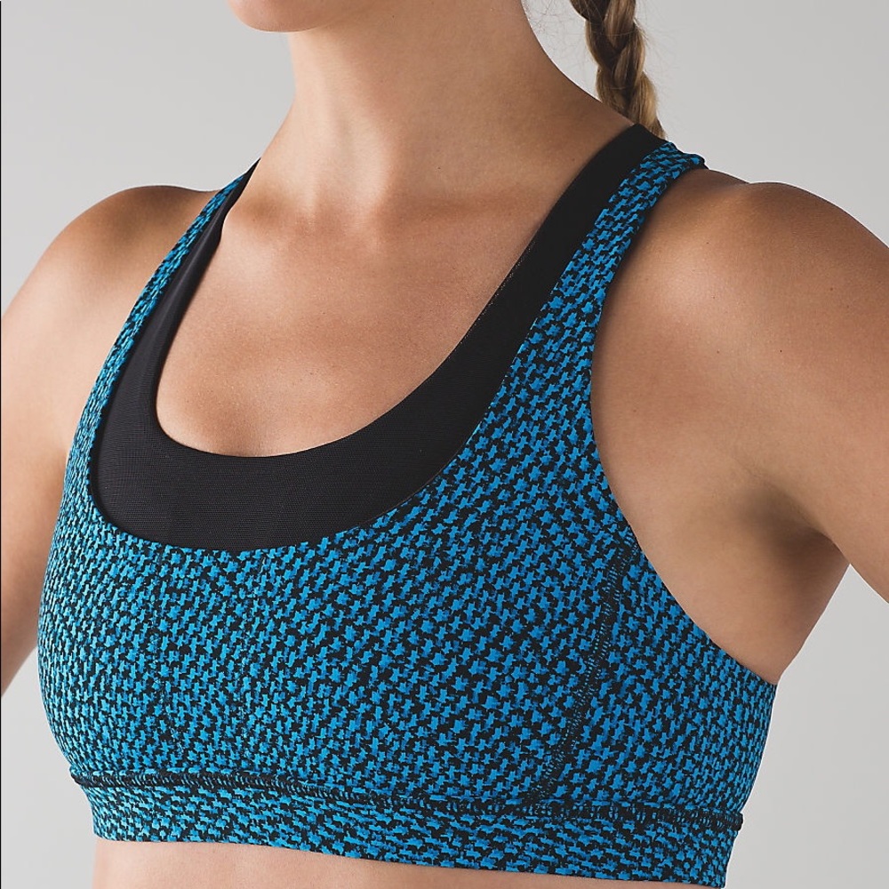 RARE NWT Lululemon Run Stuff Your Bra Power Mesh